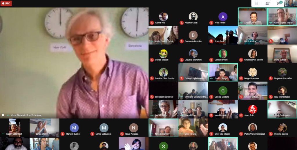 International Virtual Zoom Magic Show in Barcelona